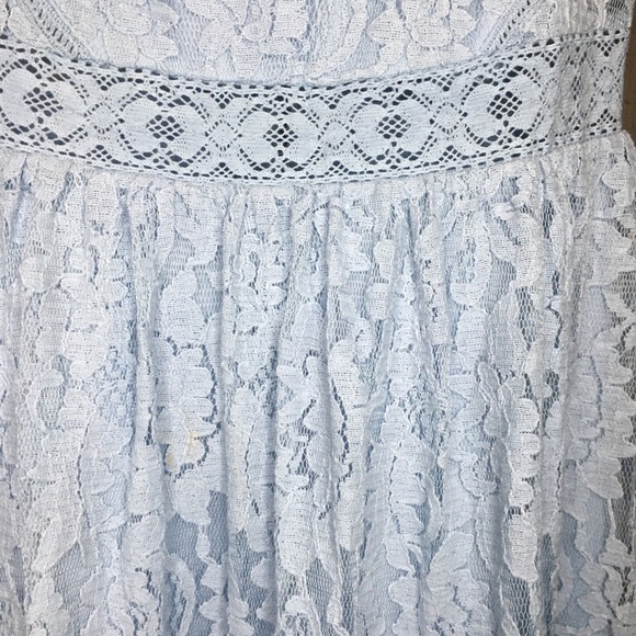 Altar’d State baby blue lace dress size XS - Picture 6 of 6